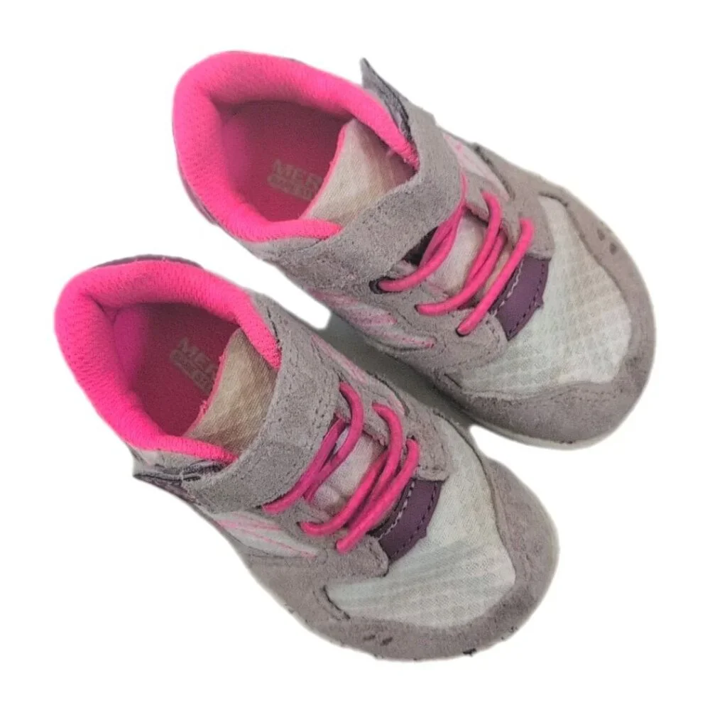 Merrell‎ Kids Bare Steps A83 Sneaker Pink Size 6M